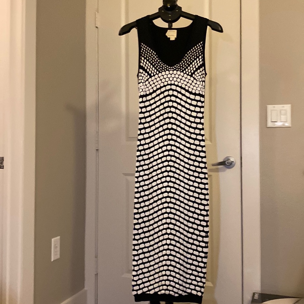 Nicole Miller Artelier Knit Bodycon Dress Size XS - Picture 3 of 13